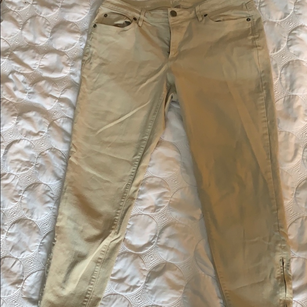LOFT ankle jeans